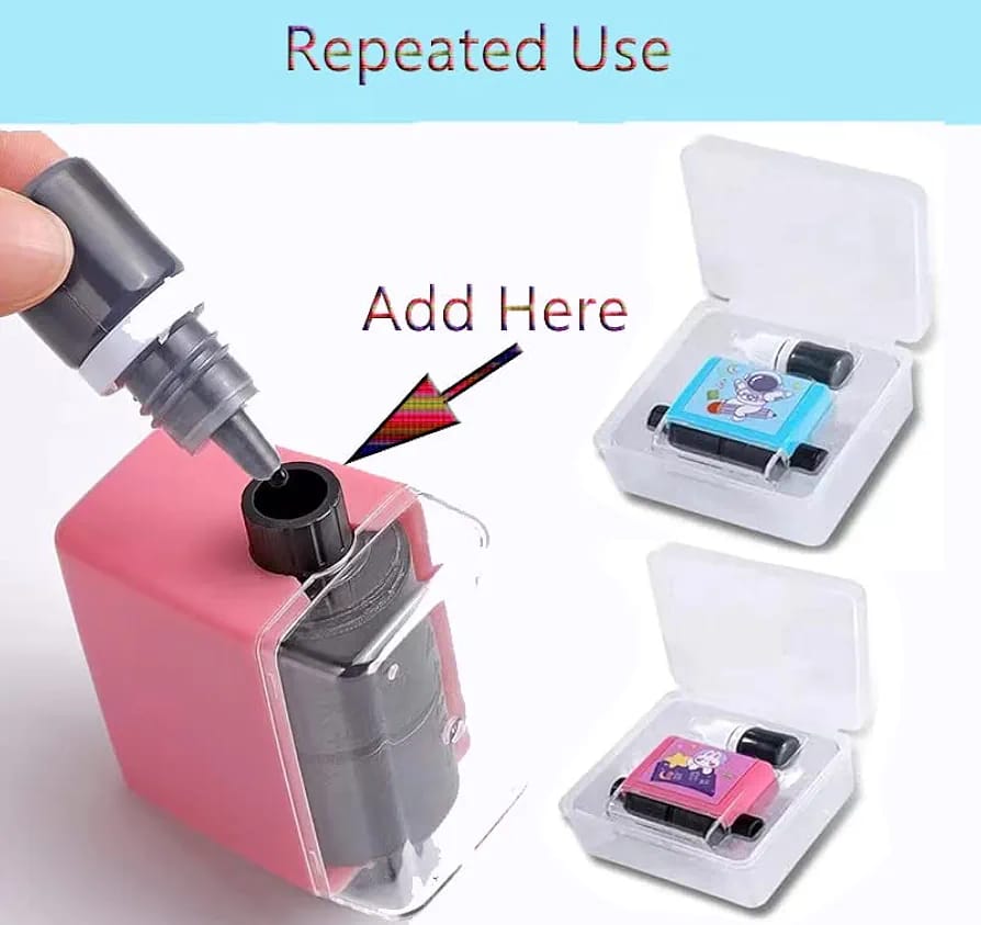 Math Roller Stamp Set: Interactive Teaching Tool for Preschool, Kindergarten and Homeschool Math Practice