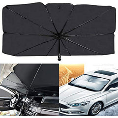 Car Sun Shade Umbrella Cover for Windshield UV Reflecting Foldable Front Glass Sunshade Umbrella