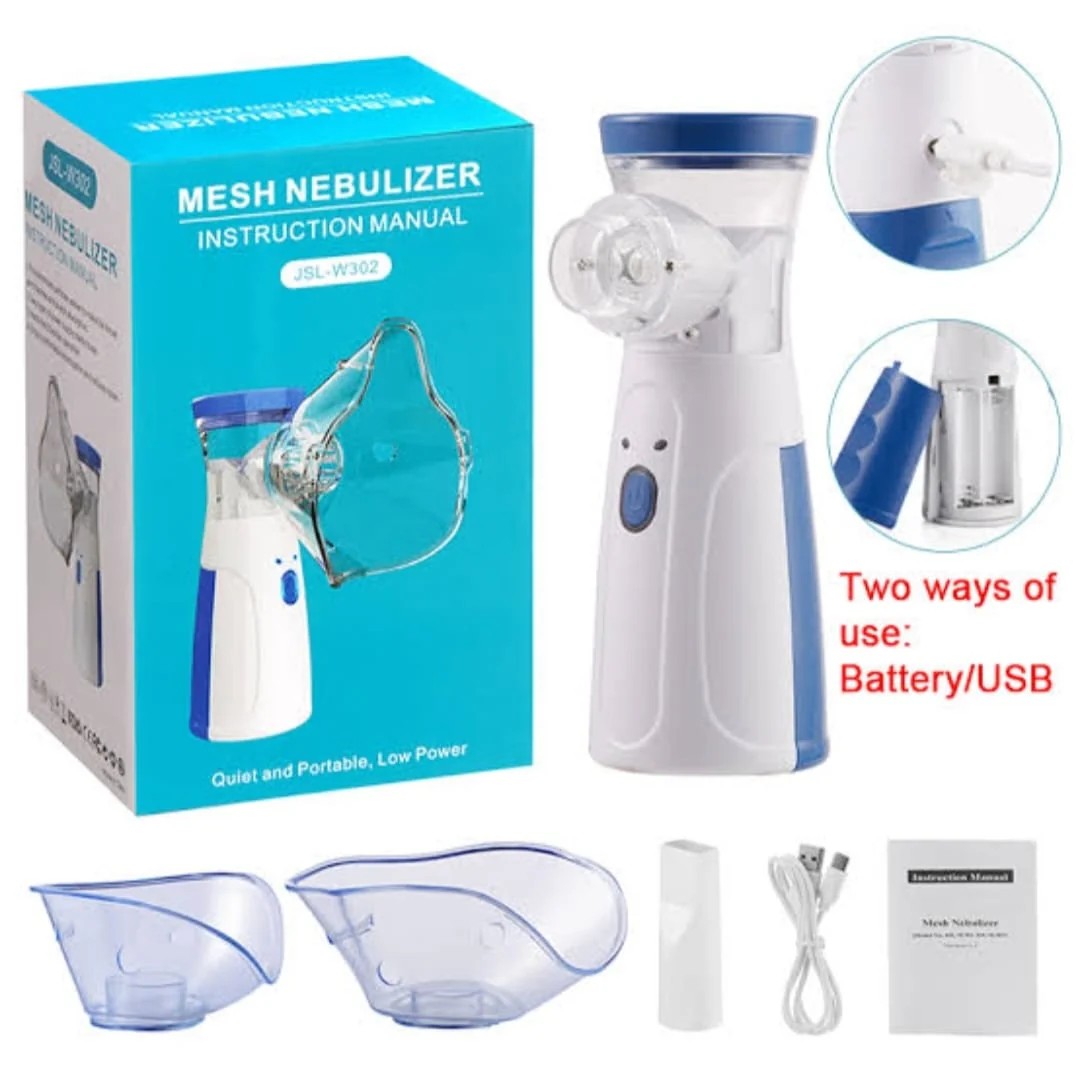 Portable Handheld Microgrid Nebulizer, Household Nebulizer For Adults, USB Medical Silent Mesh Nebulizer