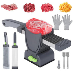 Fresh Meat SlicerQuick,Slice Meat Cutter,Fresh Meat Slicer for Fresh Beef, Lamb, Chicken and Fish. Slicing, Cutting, Dicing. Home Outdoor Portable