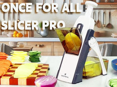 Kitchen, Professional Vegetable Slicer Food Potato Slicer, Thickness Adjustable 0.1-8 mm Kitchen Artifact Fast Meal Prep (Green)