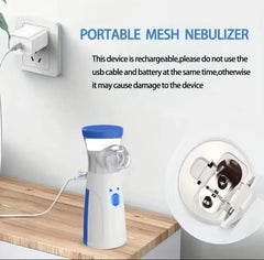 Portable Handheld Microgrid Nebulizer, Household Nebulizer For Adults, USB Medical Silent Mesh Nebulizer