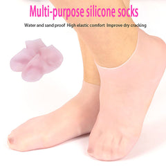 1 Silicone Socks & Gloves Set for Dry, Cracked Skin