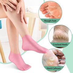1 Silicone Socks & Gloves Set for Dry, Cracked Skin