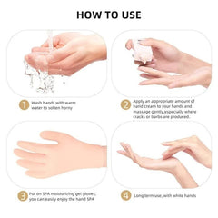 1 Silicone Socks & Gloves Set for Dry, Cracked Skin