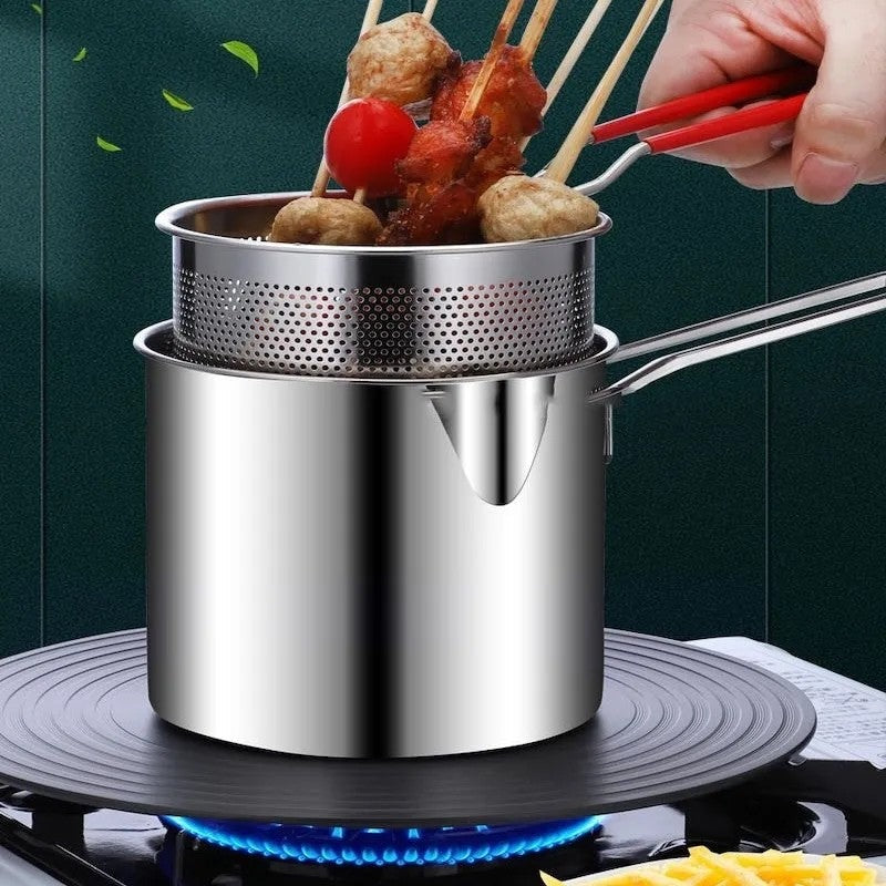 Collapsible Chef Basket – 12 in 1 Deep Fry, Boil, Steam