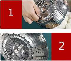 Stainless Steel Steamer Basket for Vegetable/Insert for Pots, Pans steam boiling
