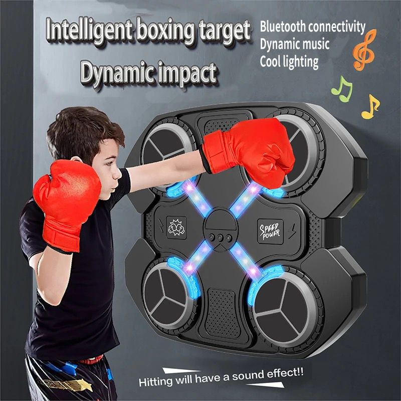 Musical boxing game for parents and kids to enjoy together.