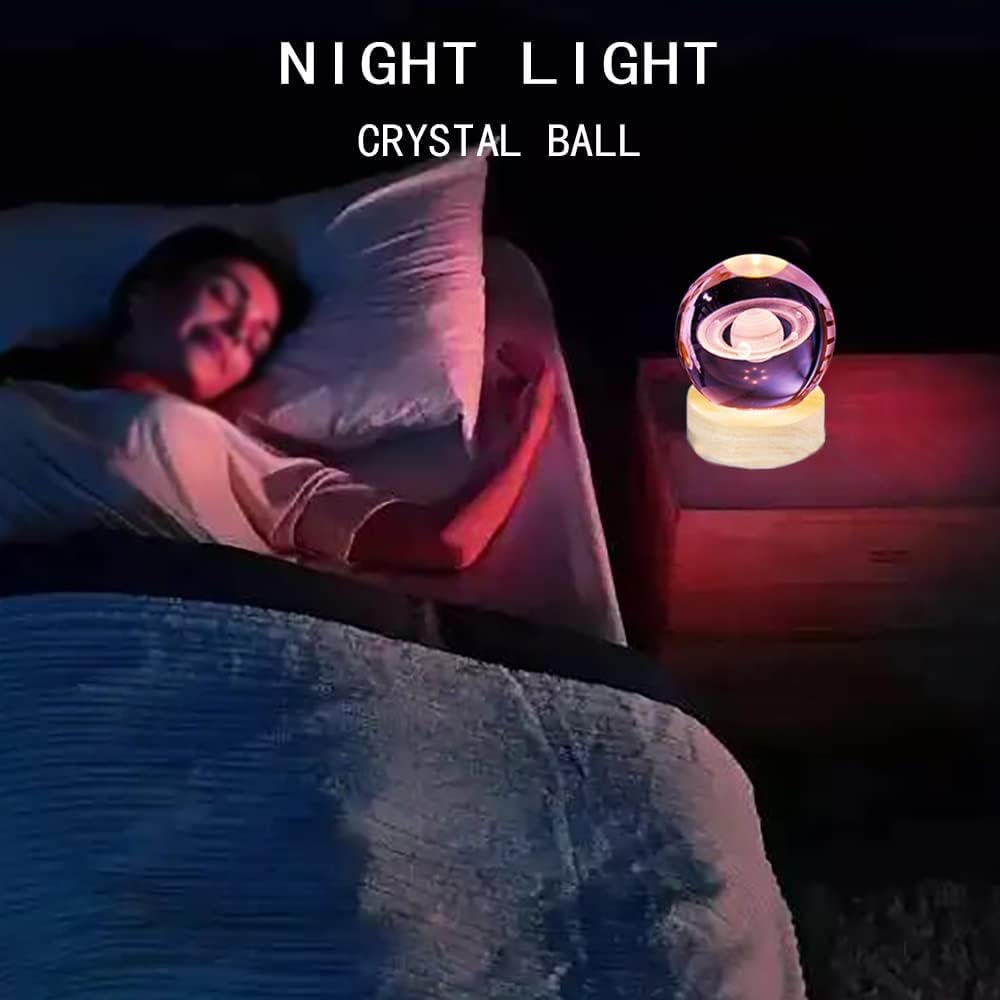 Crystal Glass Ball Lamp