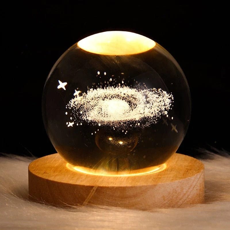 Crystal Glass Ball Lamp