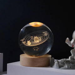Crystal Glass Ball Lamp
