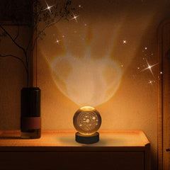 Crystal Glass Ball Lamp