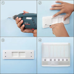 Wall-Mounted Cereal &amp; Rice Dispenser  Food Grade Plastic Storage Container