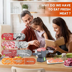 Fresh Meat SlicerQuick,Slice Meat Cutter,Fresh Meat Slicer for Fresh Beef, Lamb, Chicken and Fish. Slicing, Cutting, Dicing. Home Outdoor Portable