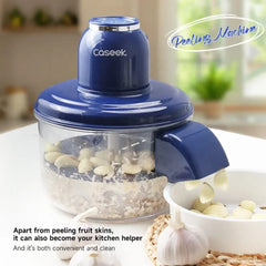 Automatic Fruit & Vegetable Peeler | Electric Garlic, Plum & Potato Peeling Machine | Rechargeable USB Kitchen Appliance