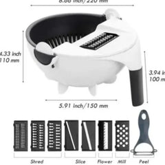9-in-1 Bowl Cutter – Multi-Functional Vegetable Chopper, Slicer & Salad Maker
