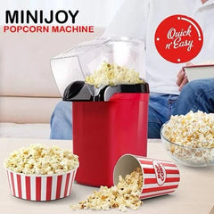 Minijiy Hot Air Popcorn Maker – Oil-Free, Fast & Healthy Snack Machine