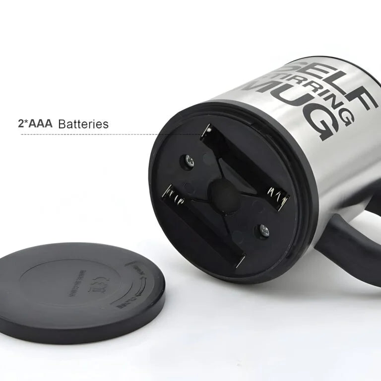 Self Stirring Coffee Mug Electric Magnetic Stirring Coffee Mug (380 ml) stainless steel travel mug automatic mixing of coffee, chocolate, milk, tea, and more electric magnetic stirring technology.