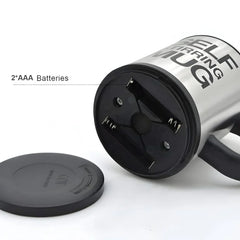 Self Stirring Coffee Mug Electric Magnetic Stirring Coffee Mug (380 ml) stainless steel travel mug automatic mixing of coffee, chocolate, milk, tea, and more electric magnetic stirring technology.