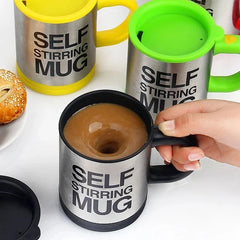 Self Stirring Coffee Mug Electric Magnetic Stirring Coffee Mug (380 ml) stainless steel travel mug automatic mixing of coffee, chocolate, milk, tea, and more electric magnetic stirring technology.